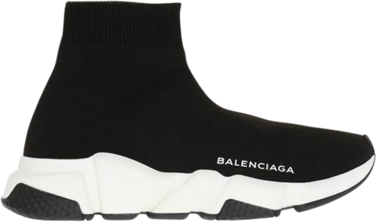 Black Balenciaga Speed Trainer Shoes