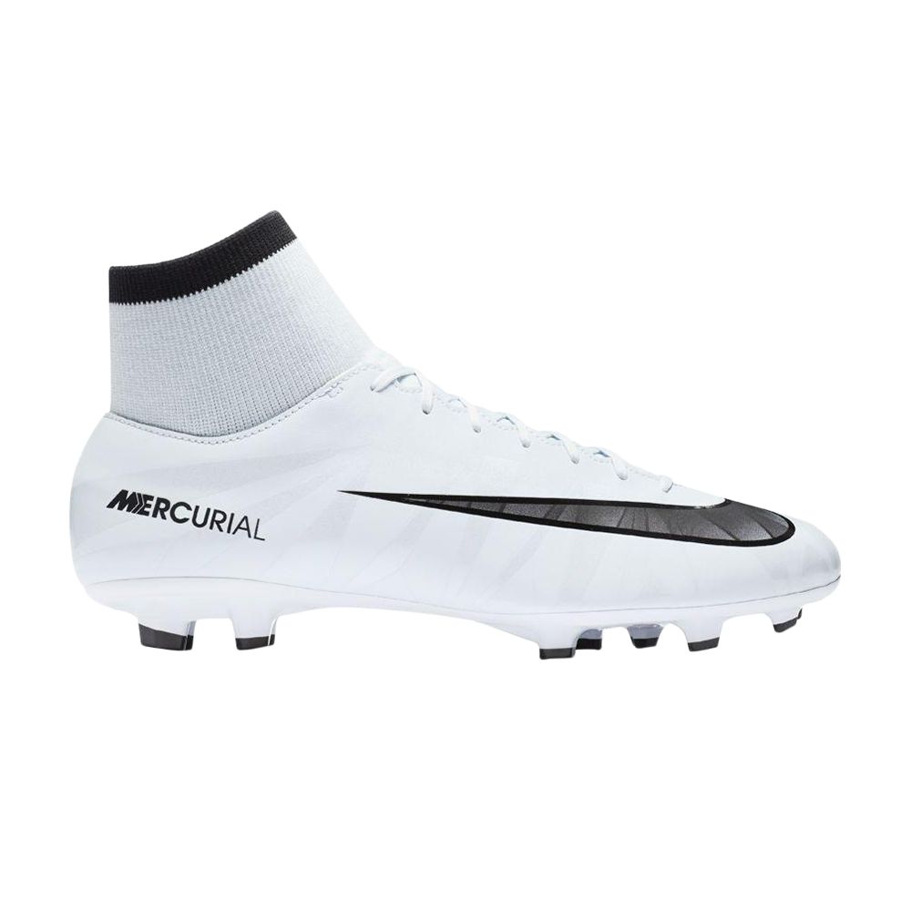 Nike Mercurial Victory 6 CR7 DF FG Soccer Cleat | White | Men's Size 8.5