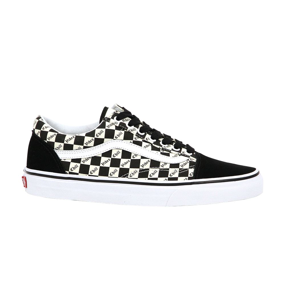 Vans Old Skool 'Chill Vibes Checkerboard' | Black | Men's Size 10 - VN0A38G1QSE