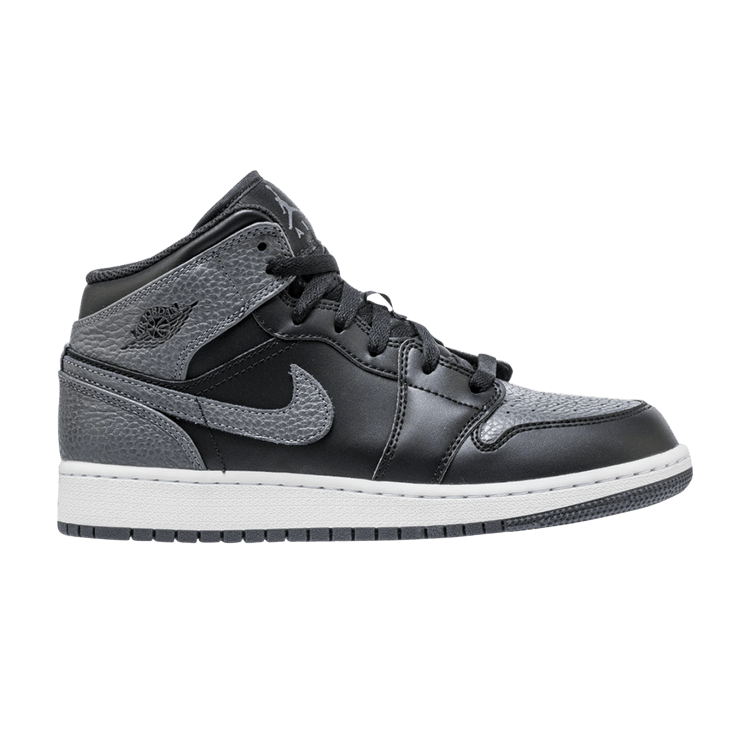 Jordan 1 mid grey black discount