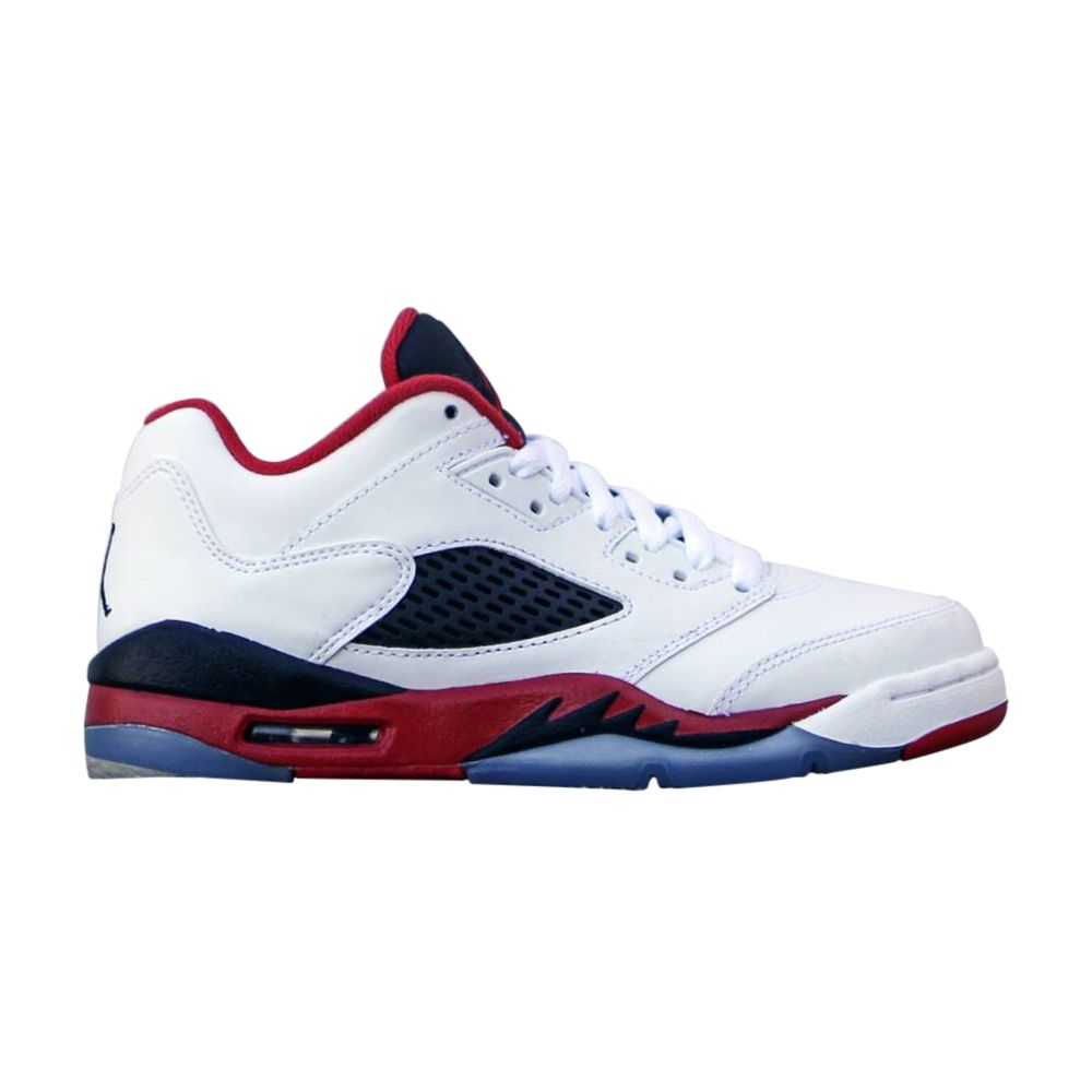 Air Jordan 5 Retro Low PS 'Fire Red' | White | Kid's Size 11