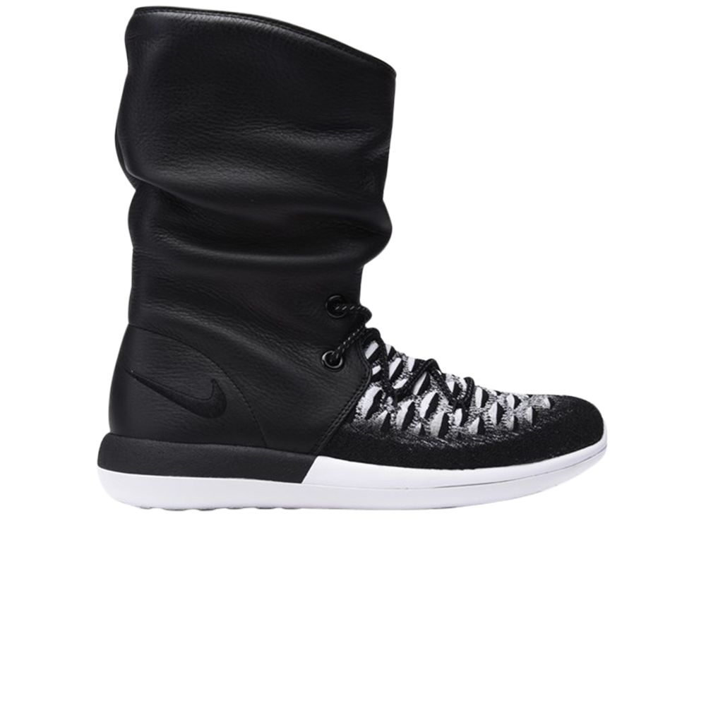 Nike Wmns Roshe 2 Flyknit Hi 'Black White' | Women's Size 5.5
