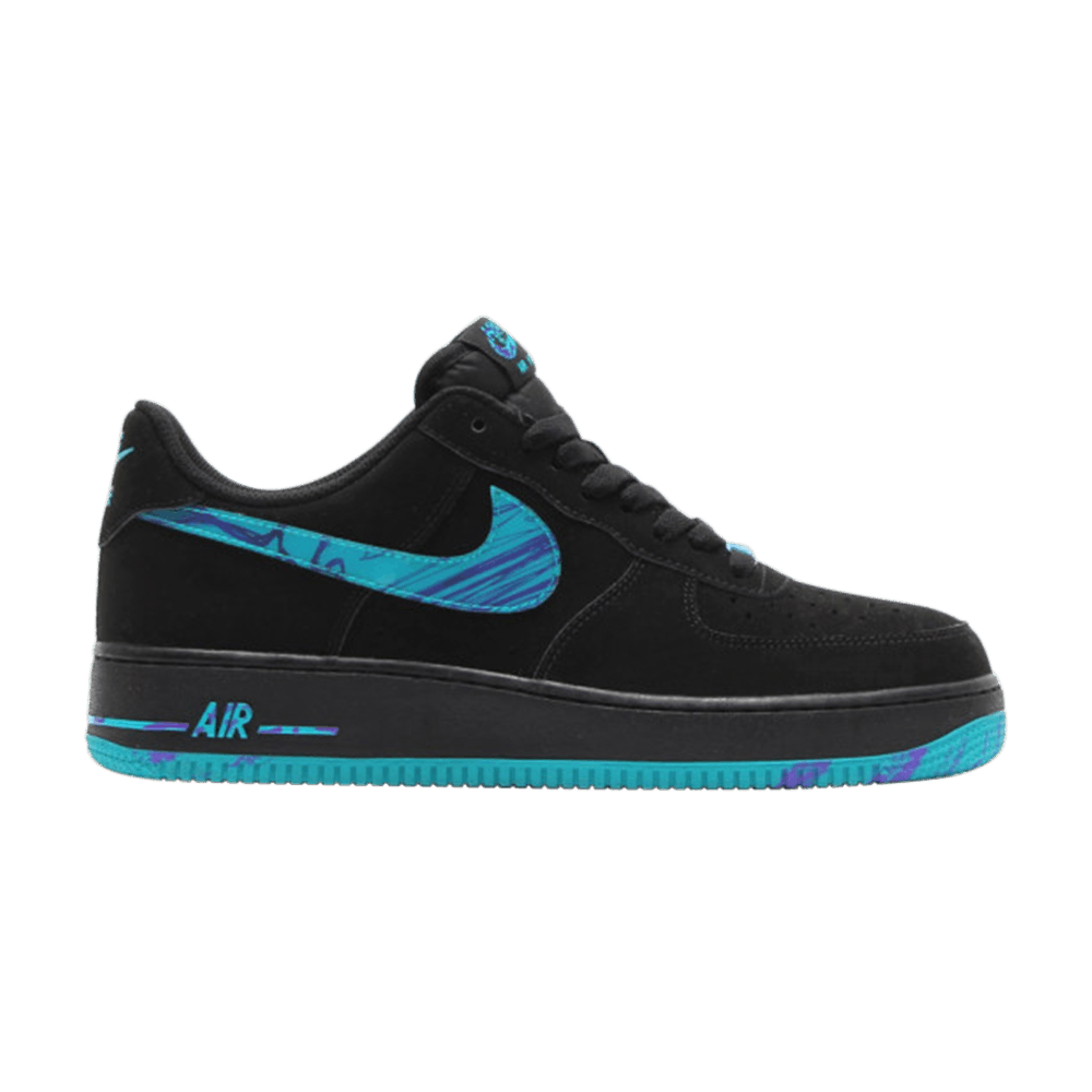 air force 1 black green purple