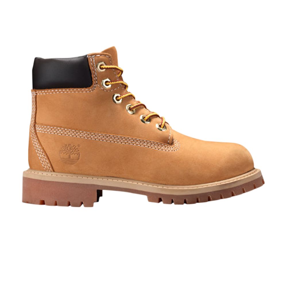 Pre-owned Timberland 6 Inch Premium Youth 'wheat' | Tan | Kid's Size 13
