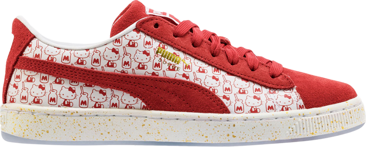 Buy Hello Kitty x Suede Classic GS 'Bright Red' - 366463 01 | GOAT