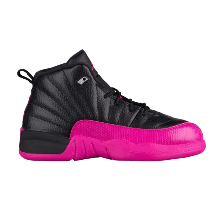 Pink and black jordan retro 12 hot sale