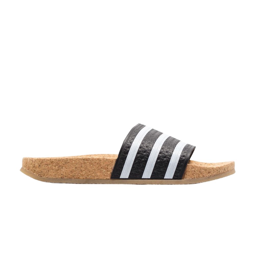 adidas Wmns Adilette Cork Slide 'Black' | Women's Size 4