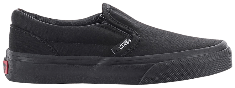 Vans leather slip on kids store