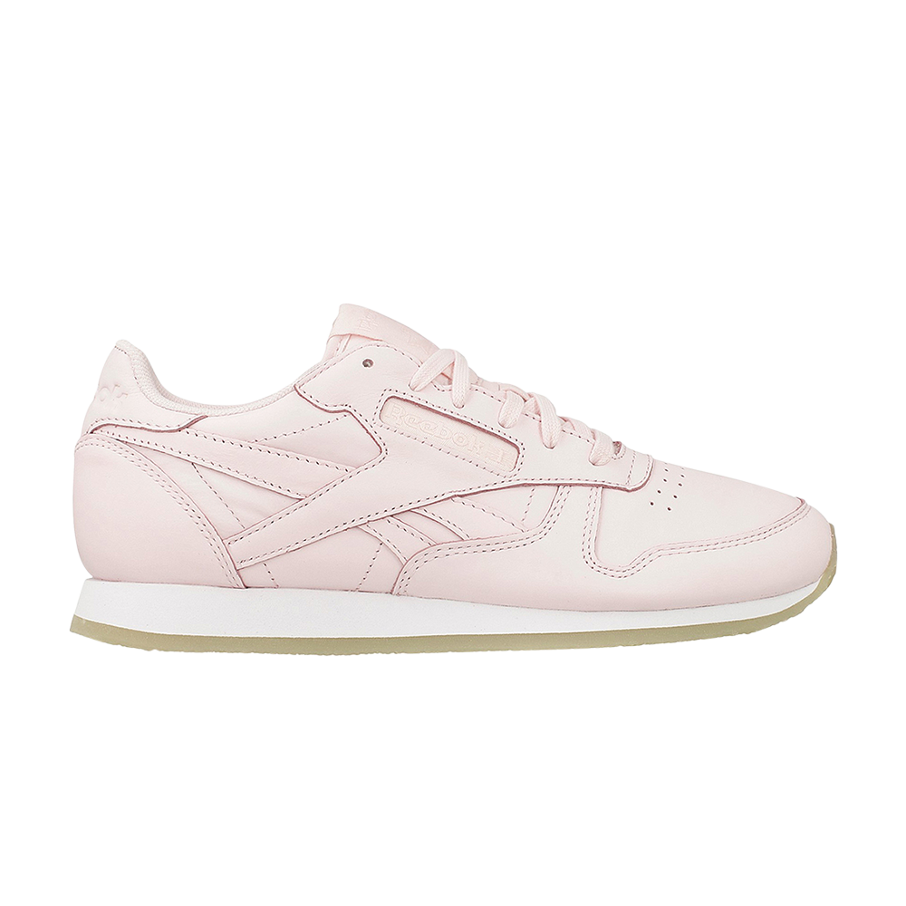 Pre-owned Reebok Classic Leather Crepe Natural Pop In Pink
