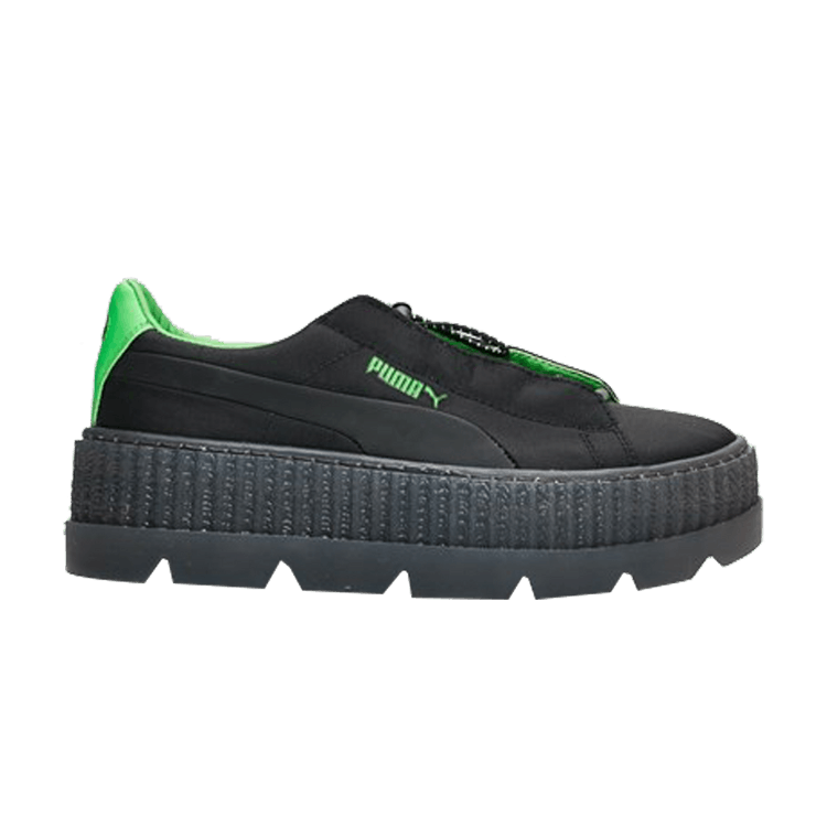 Puma fenty cleated creepers surf black green store