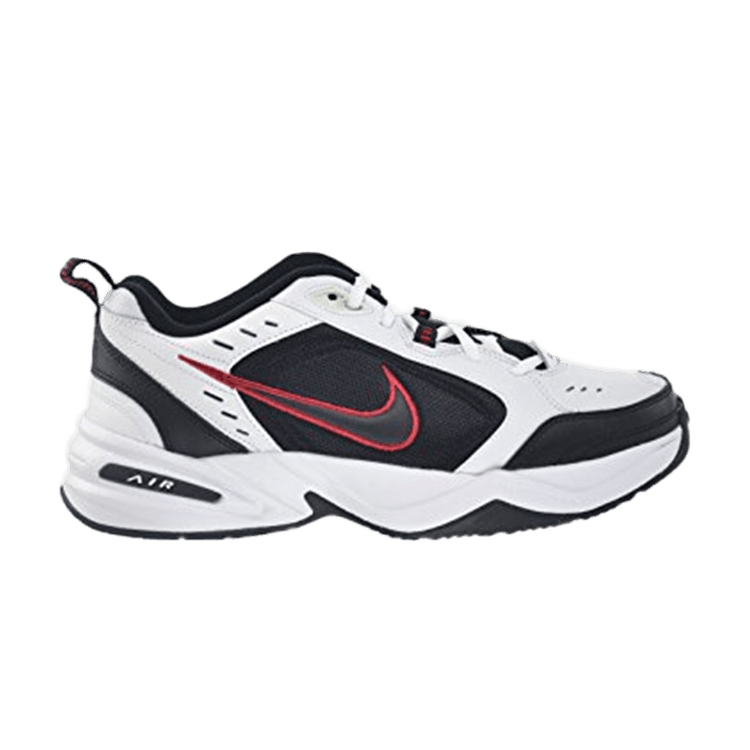 Nike Air Monarch IV White Black Men s Training Shoes Size 12.5