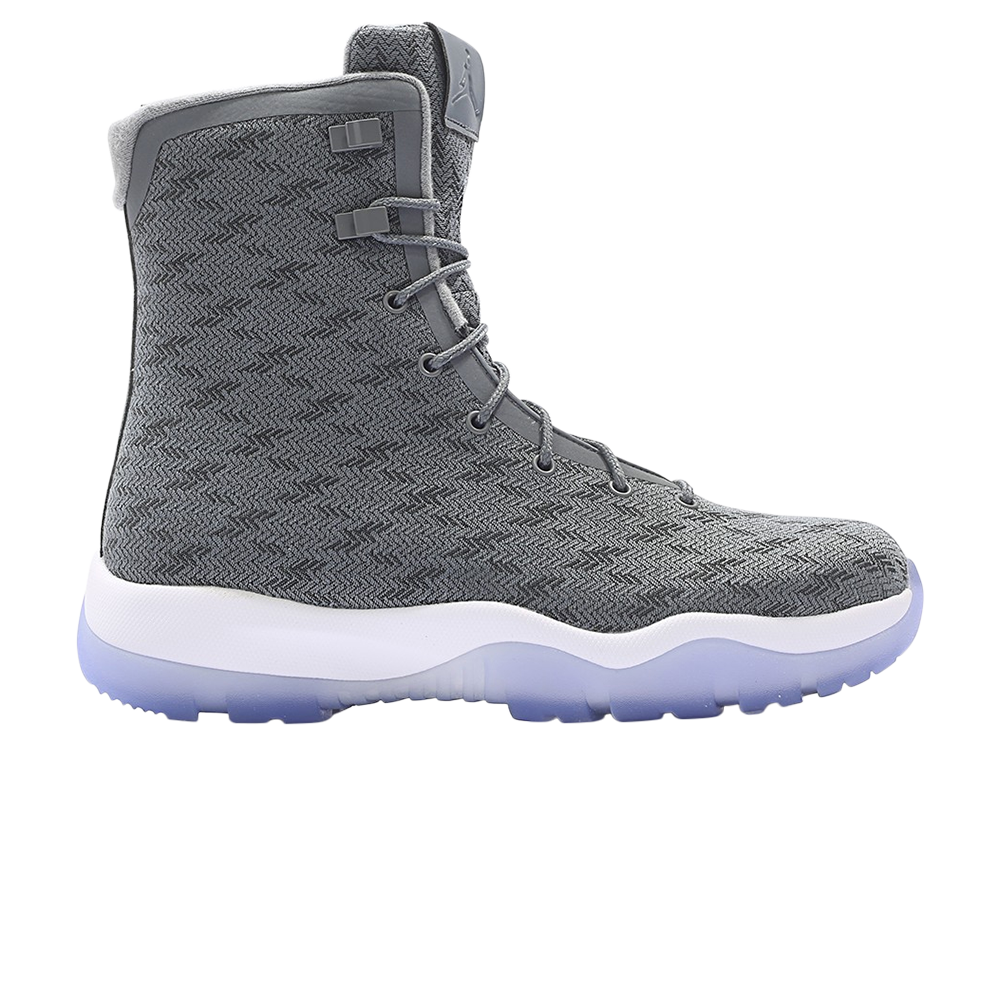 grey jordan boots