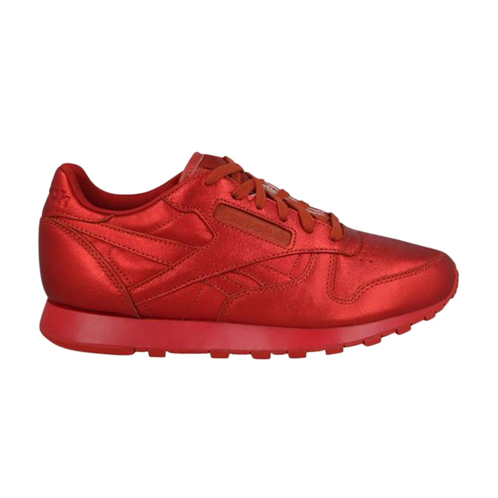 Pre-owned Reebok Wmns Face Stockholm X Classic Leather In Red