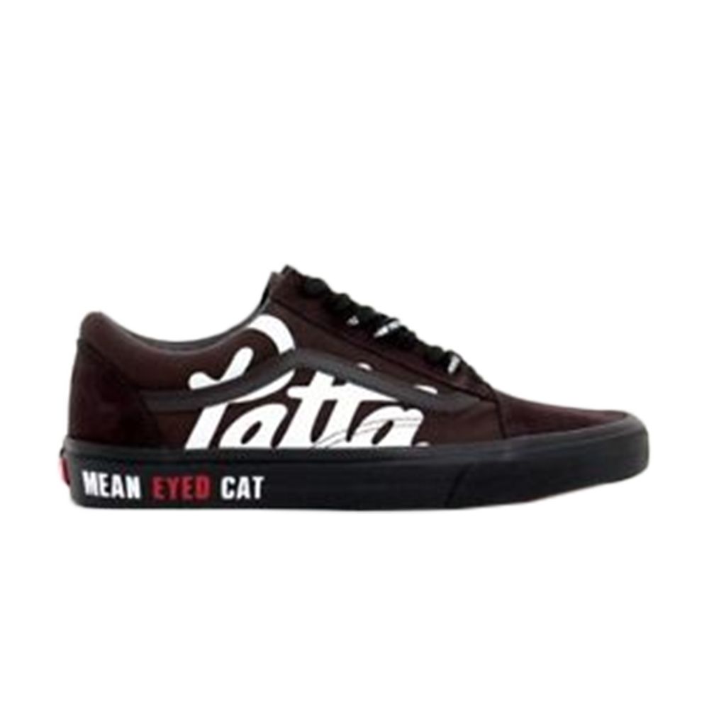 Pre-owned Vans Patta X Old Skool 'mean Eyed Cat' In Black