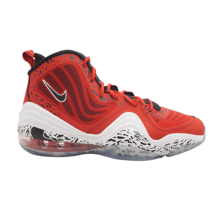 Penny hardaway shoes red and white discount