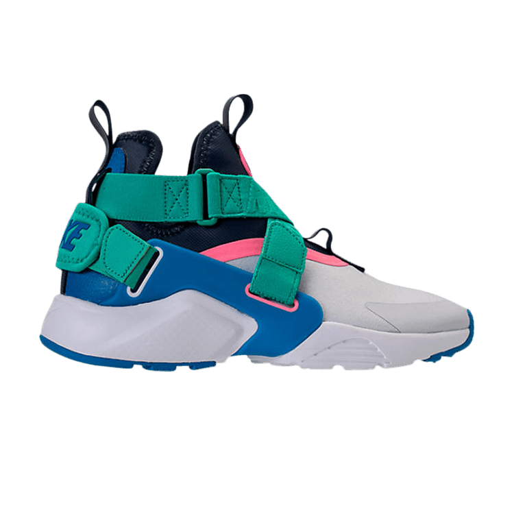 Buy Huarache City High GS Pure Platinum Blue Nebula AJ6662 001 GOAT