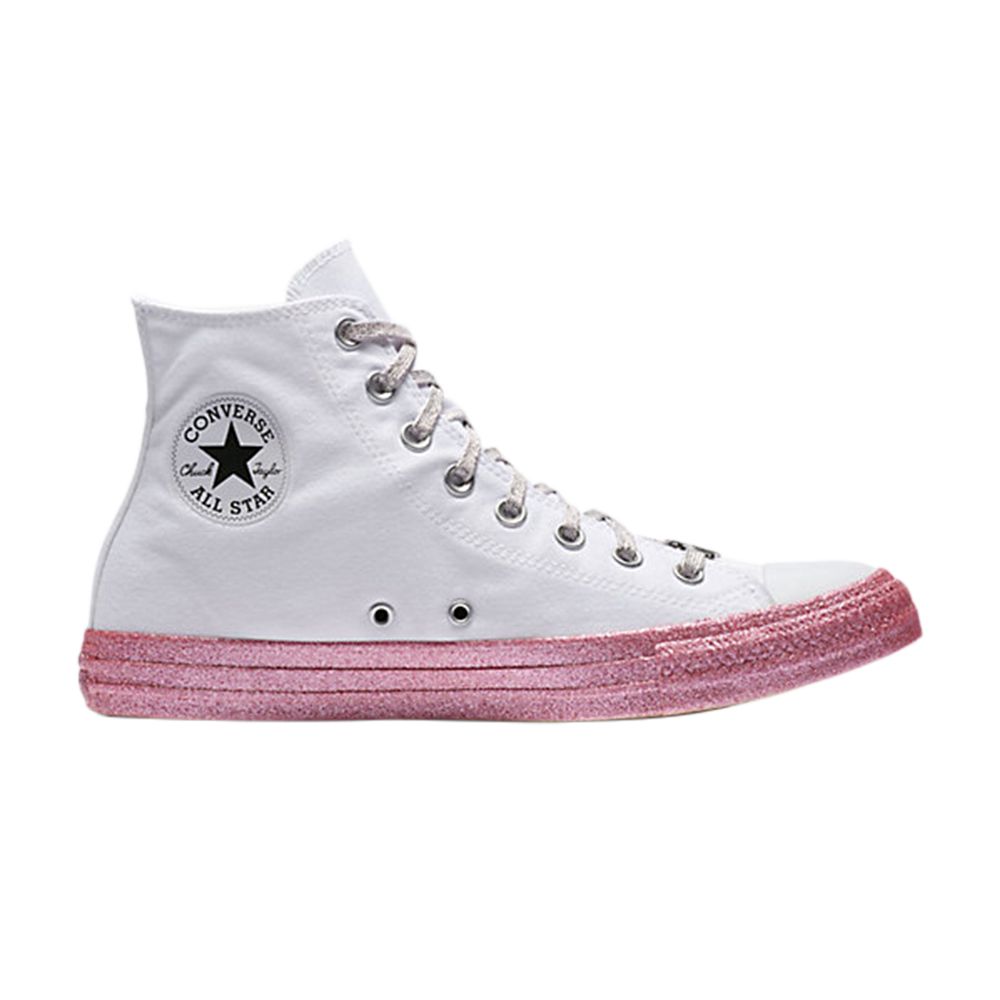 Pre-owned Converse Miley Cyrus X Wmns Chuck Taylor All Star Hi 'white'