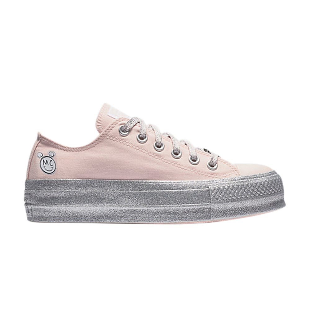 Pre-owned Converse Miley Cyrus X Wmns Chuck Taylor All Star Lift Ox 'pink'
