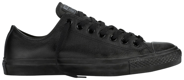 Converse Chuck Taylor All Star Leather Ox Black Mono