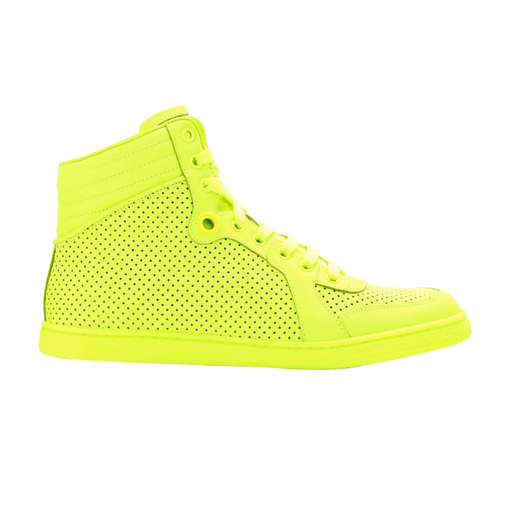 Gucci Leather Hightop  | Yellow | Men's Size 8.5 - 322730-DBL50-7102