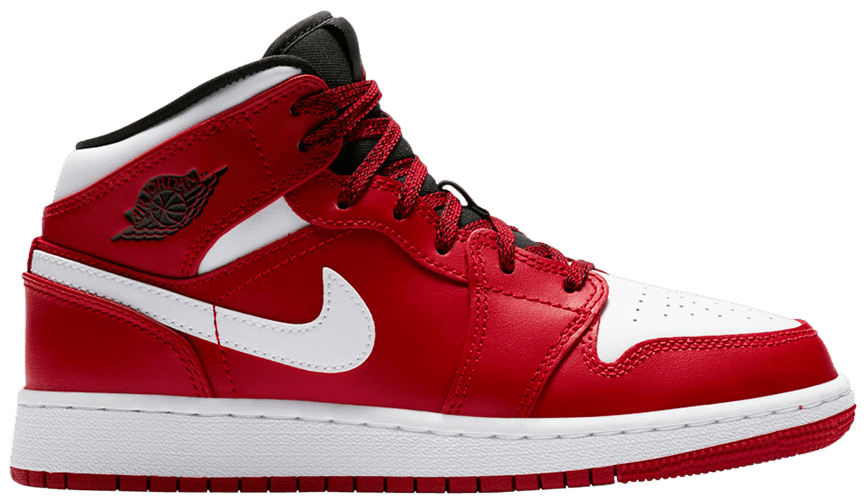 Buy Air Jordan 1 Retro Mid GS 'Gym Red White' 554725 605 GOAT