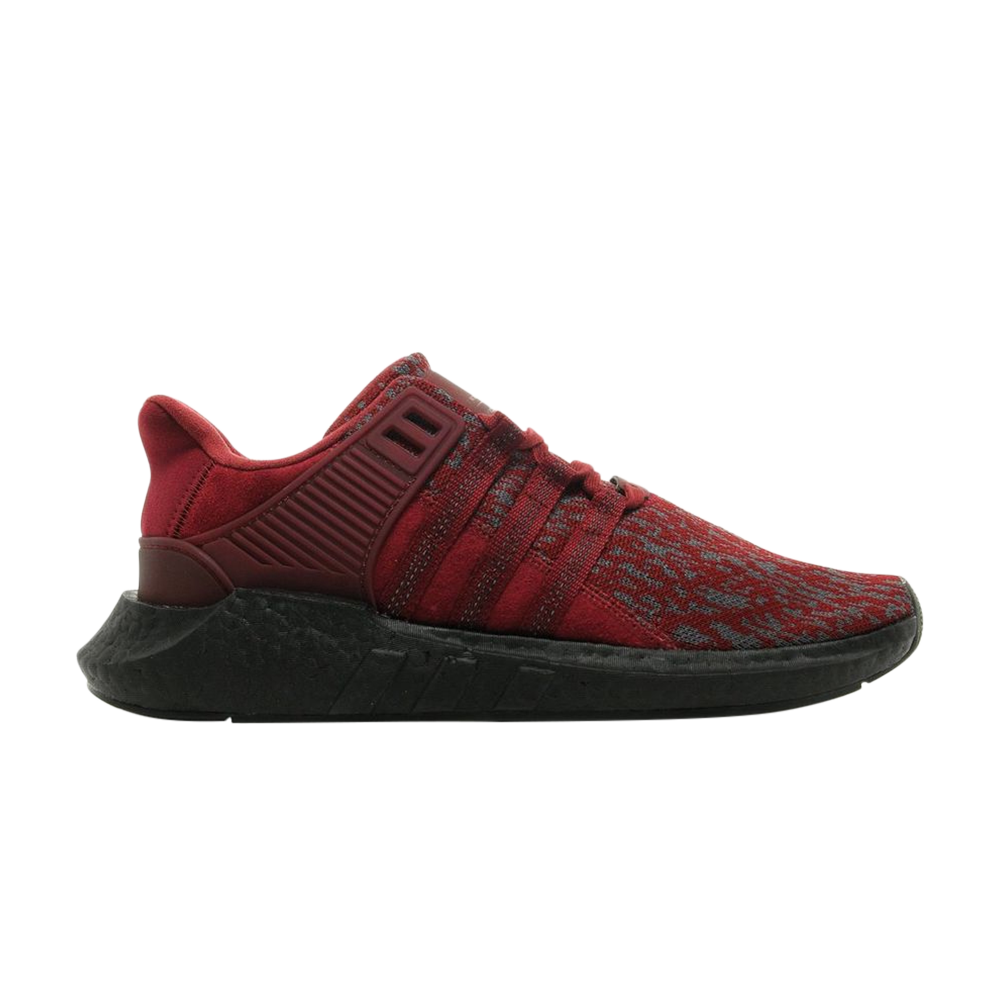 Pre-owned Adidas Originals Jd Sports X Eqt Support 93/17 'burgundy Suede' In Red
