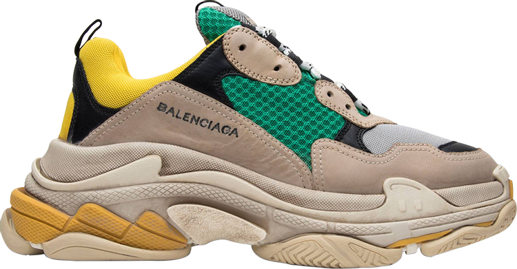 Balenciaga Triple S Sneaker 'Green Yellow' 2018