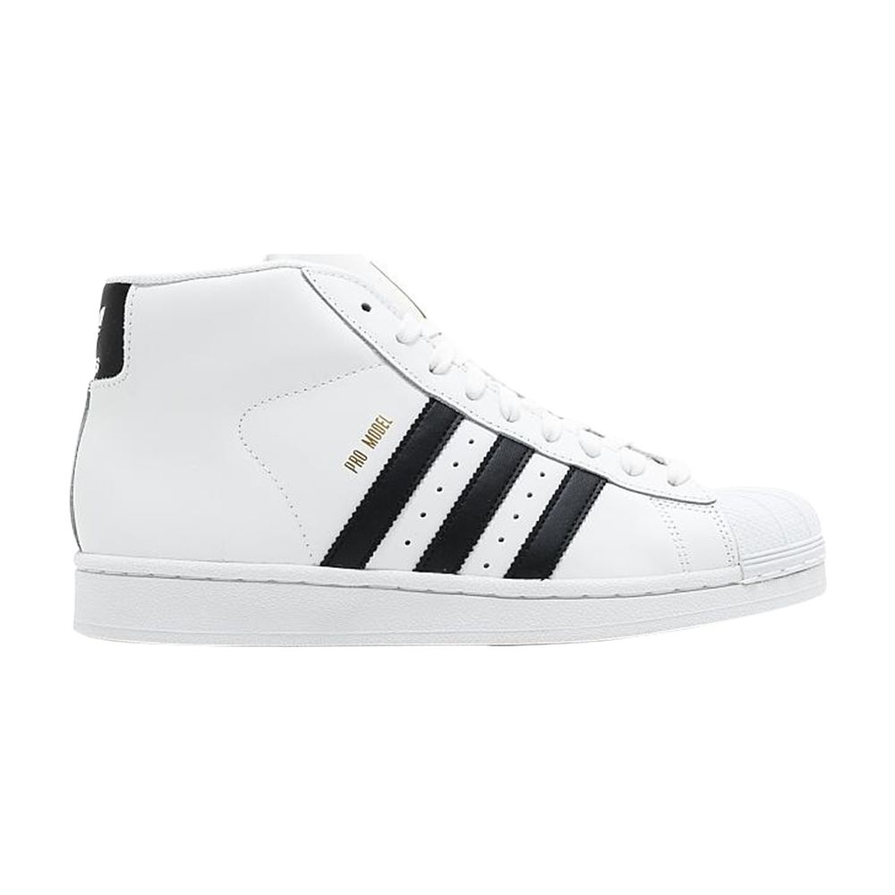adidas Pro Model Mid J 'White Black' | Kid's Size 4.5