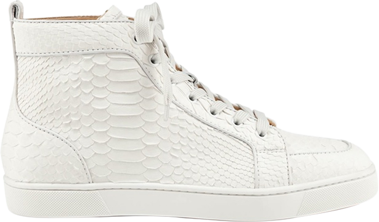 Christian Louboutin Louis Orlato Flat Leather High-top Trainers in