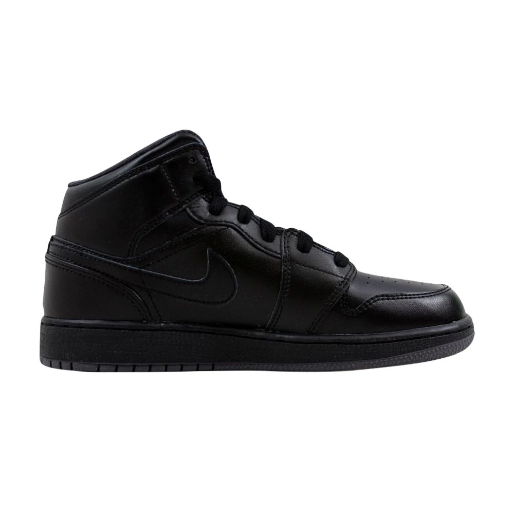 Air Jordan 1 Retro Mid GS 'Black Dark Grey' | Kid's Size 5