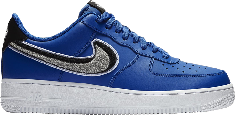 Nike Air Force 1 High 07 LV8 Chenille Swoosh Suede Wolf Grey Royal 10  806403 015
