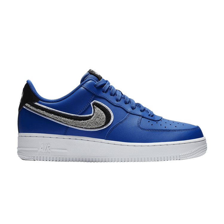 Air force 1 chenille swoosh blue clearance