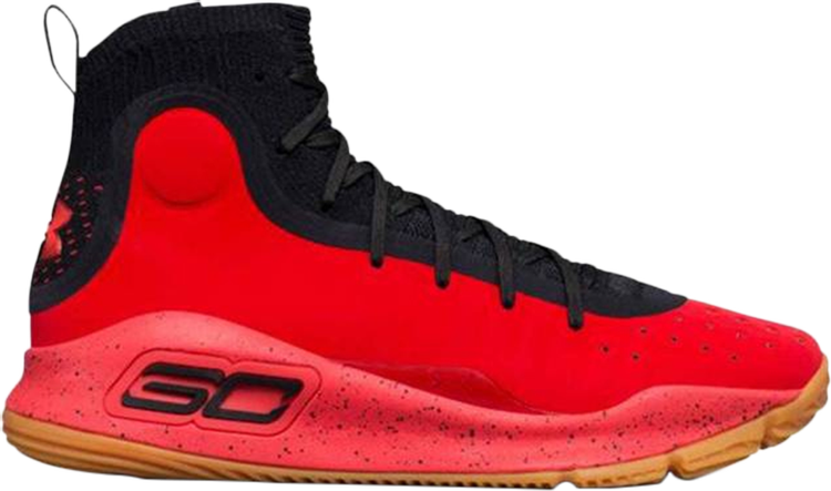Buy Curry 4 'Red Black Gum' - 1298306 603 - Red | GOAT