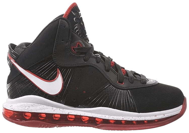 Lebron 8 black and red top