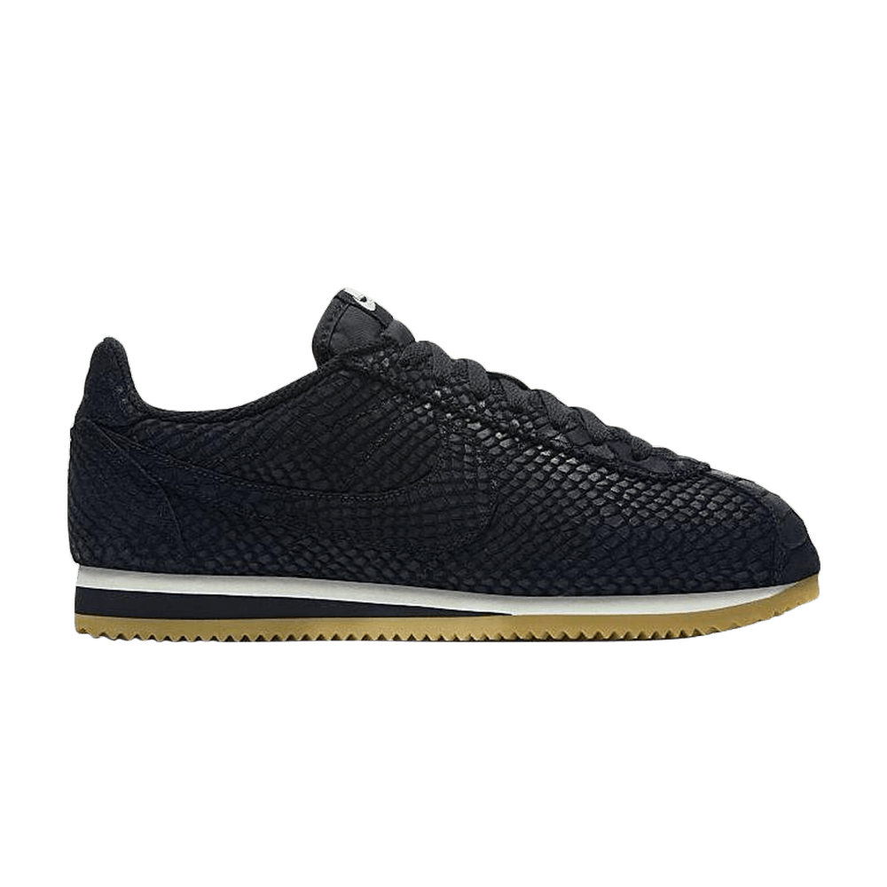 nike cortez leather premium black gum