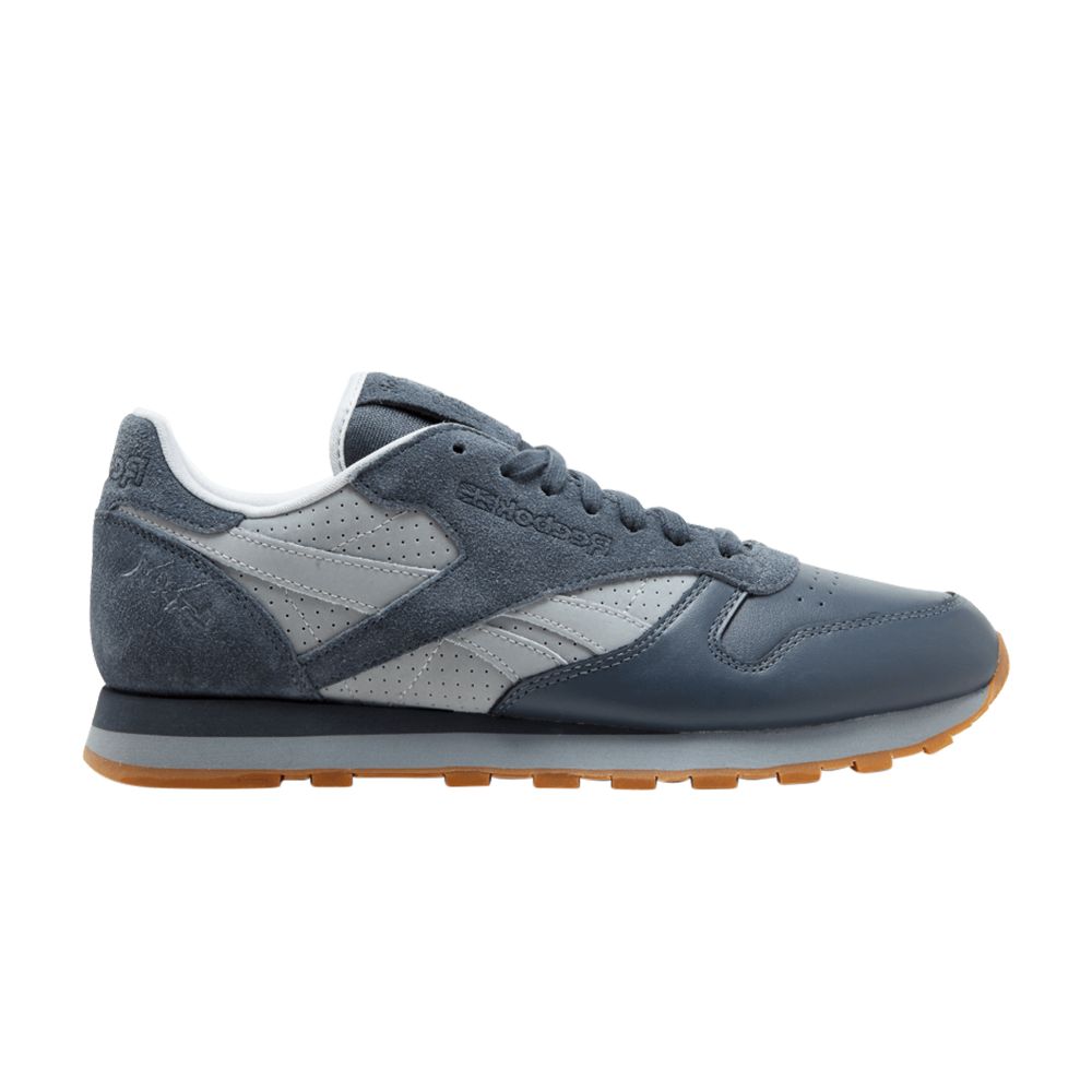 Reebok CL LTHR R12 | Grey | Men's Size 8.5 - V56035