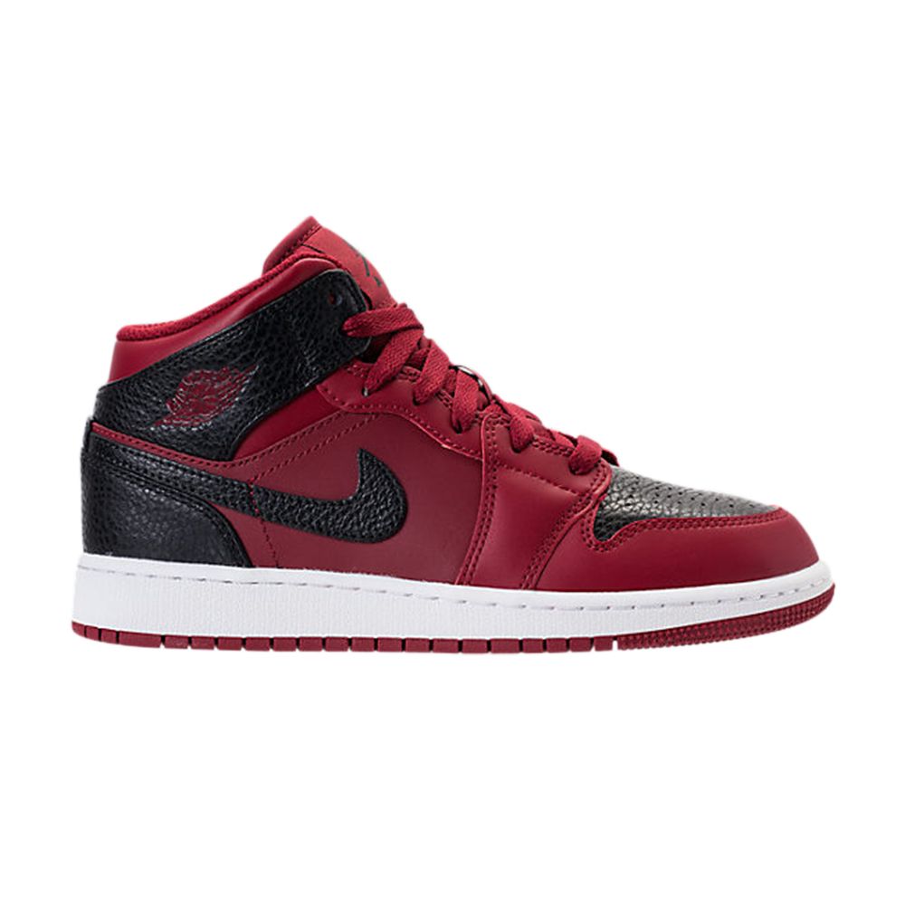 Air Jordan 1 Retro Mid GS 'Team Red Black' | Kid's Size 6
