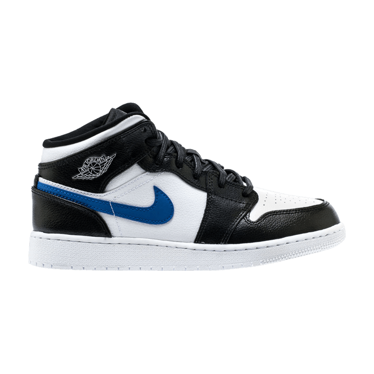 Buy Air Jordan 1 Retro Mid GS Multi Color Swoosh 554725 052 GOAT