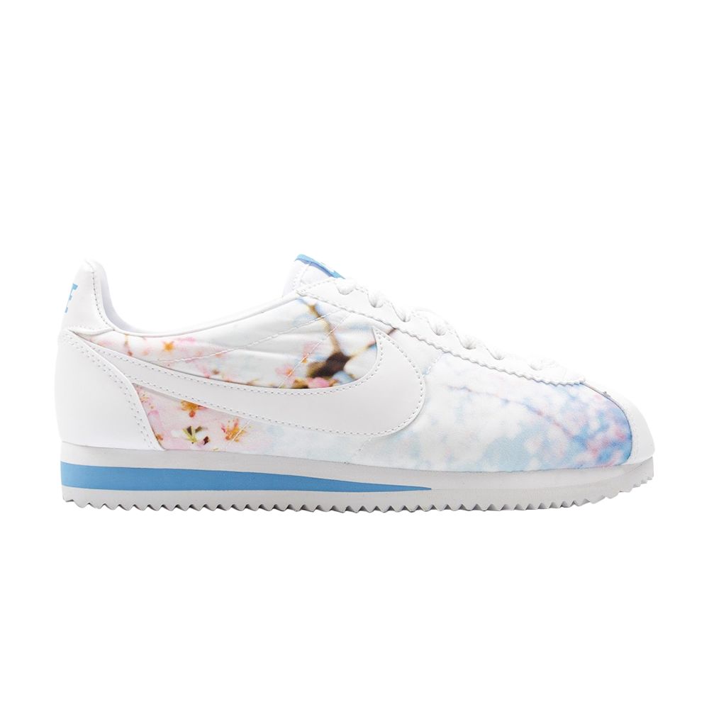 Pre-owned Nike Wmns Classic Cortez 'cherry Blossom' In White