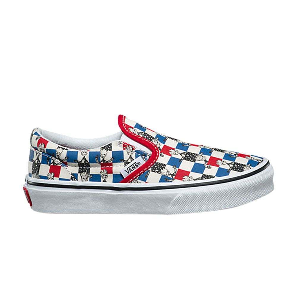 Pre-owned Vans Marvel X  Slip-on Kids 'guardians' | Red | Kid's Size 3