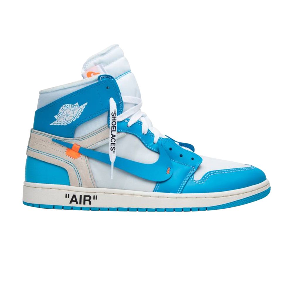 Off-White x Air Jordan 1 Retro High OG 'UNC' Sample | Blue | Men's Size 12