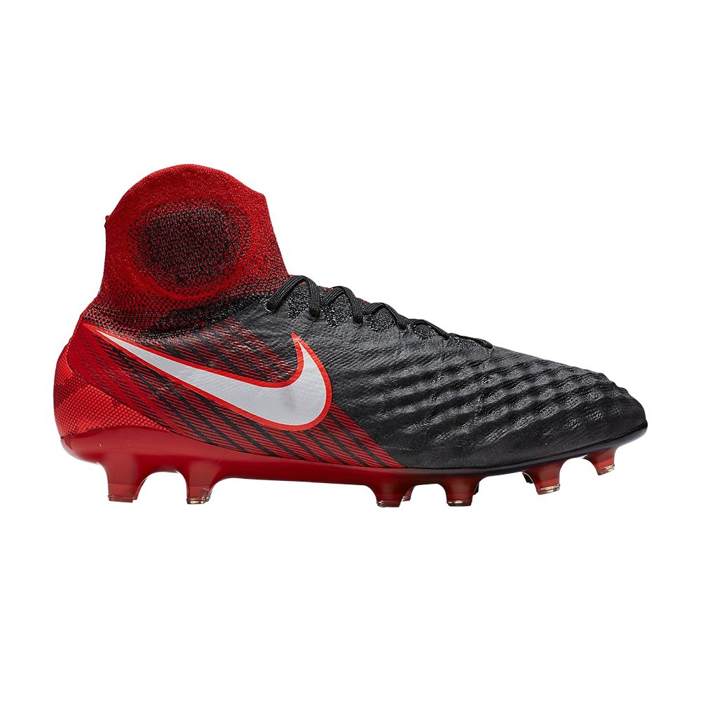 Nike Magista Obra 2 FG Soccer Cleat 'Black University Red' | Men's Size 8.5 - 844595-061