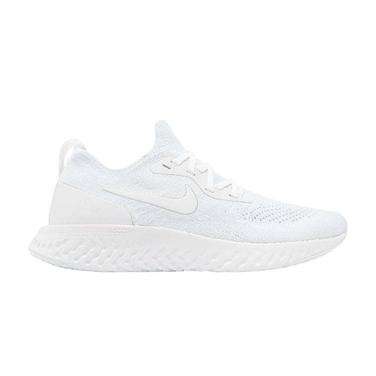 Buy Wmns Epic React Flyknit Triple White AQ0070 102 GOAT DE
