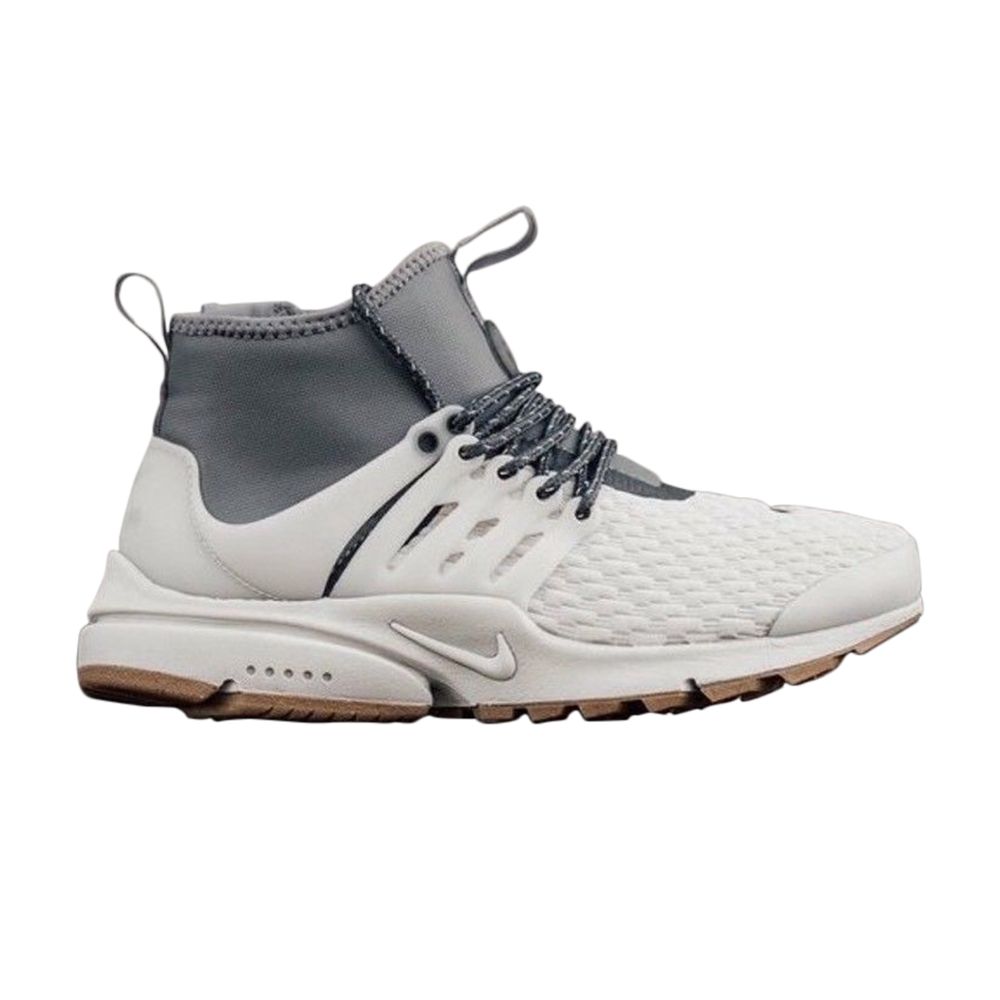 Pre-owned Nike Wmns Air Presto Mid Utility Premium 'light Bone'