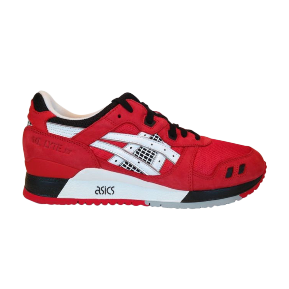 Pre-owned Asics Gel Lyte 3 In Red
