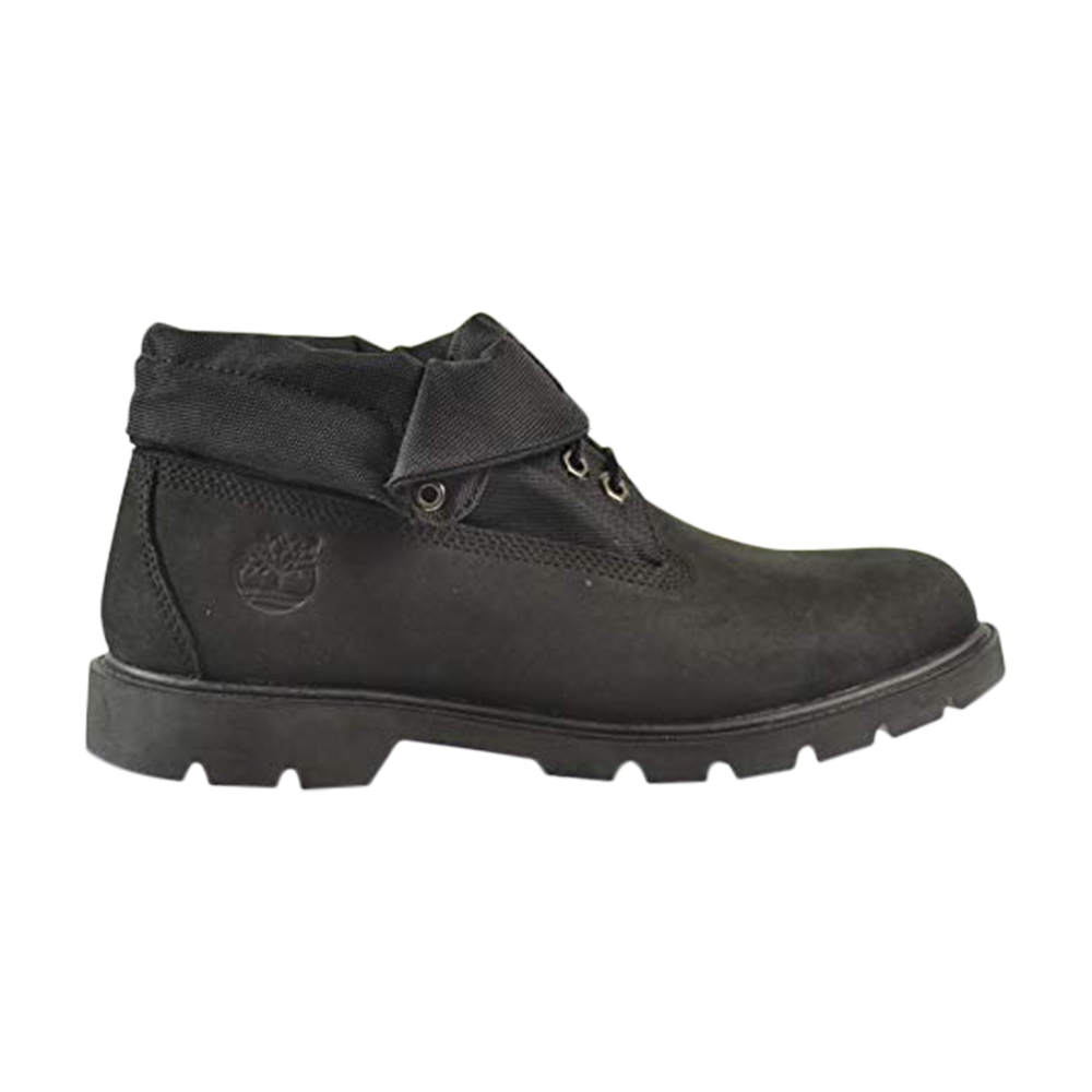 Pre-owned Timberland Roll Top Boot In Black