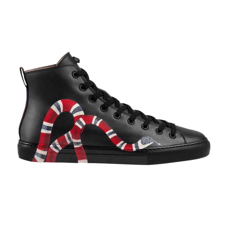 Black gucci high tops womens online