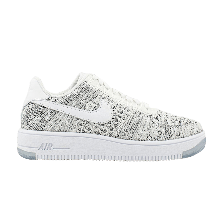 Nike air force 1 flyknit low white online