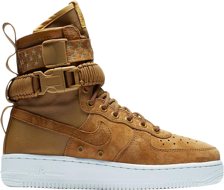 Buy Wmns SF Air Force 1 High 'Muted Bronze' - 857872 203 - Yellow