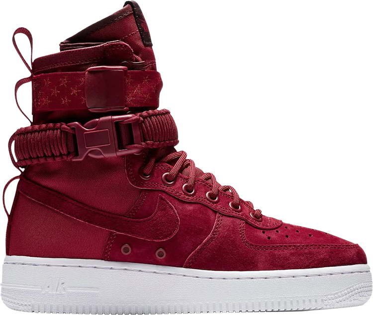 Buy Wmns SF Air Force 1 High 'Red Crush' - 857872 601